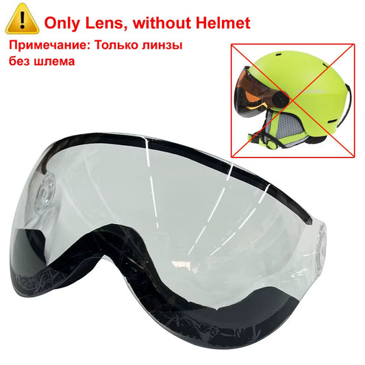 MOON Skiing Helmet Goggles Integrally-Molded PC+EPS High-Quality Ski Helmet Outdoor Sports Ski Snowboard Skateboard Helmets