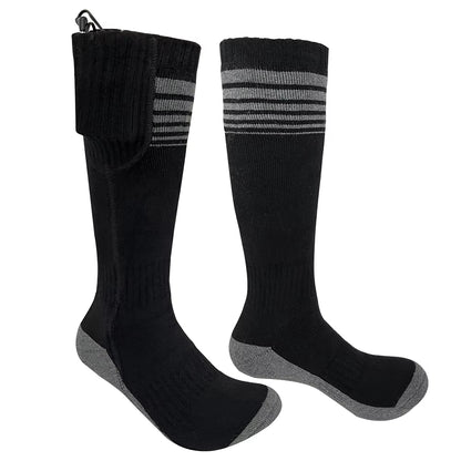 Battery Electric Heated Socks for Men Womenwinter Warm Outdoor Sports Rechargeable Thermal Socks Foot for Outdoor Sports Skiing