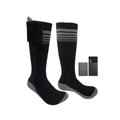 Battery Electric Heated Socks for Men Womenwinter Warm Outdoor Sports Rechargeable Thermal Socks Foot for Outdoor Sports Skiing